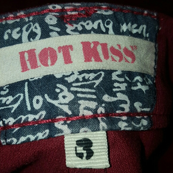 Burgundy Corduroy Pants - Picture 2 of 2